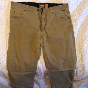 Howler Brothers Frontside 5-Pocket dark khaki jeans 34 x 30
